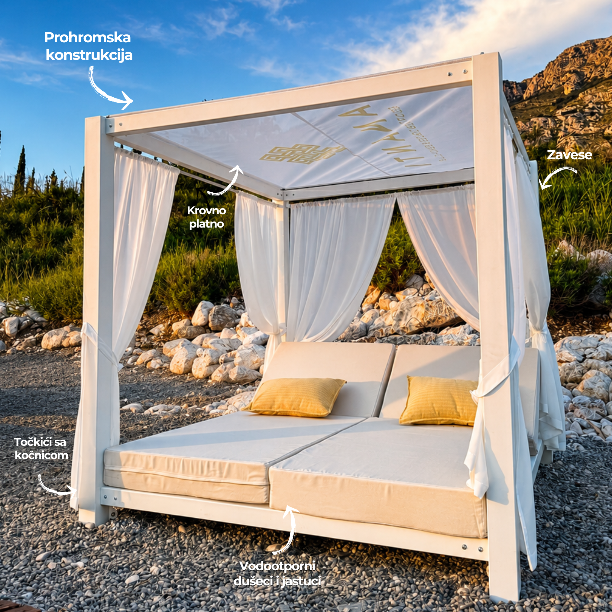 Prohromski baldahin Dolce Mare